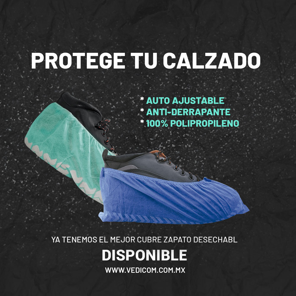 cubre zapatos desechable vedicom